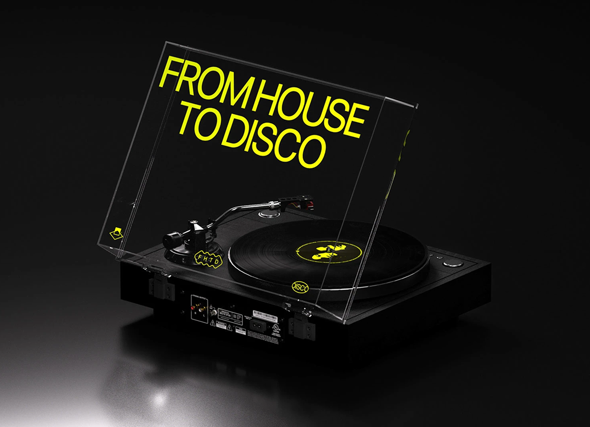 From House to Disco &mdash; turntable visualization